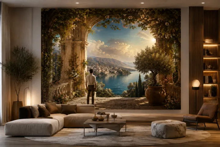 Le mur comme tableau habité.
